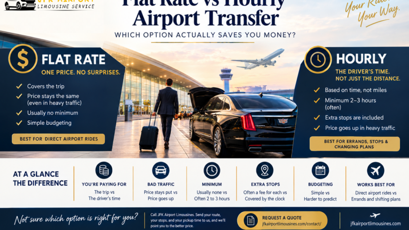 Flat Rate vs Hourly Airport Transfers